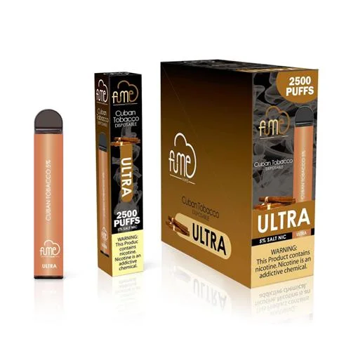 Fume Ultra Cuban Tobacco Disposable Vape Review